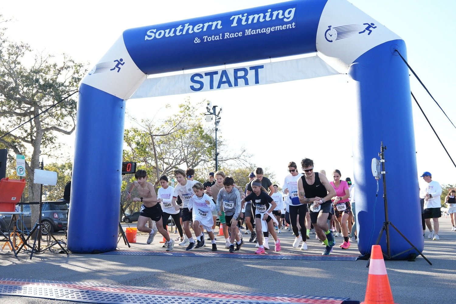Fundraising runs and events throughout the year for cancer research and patients.