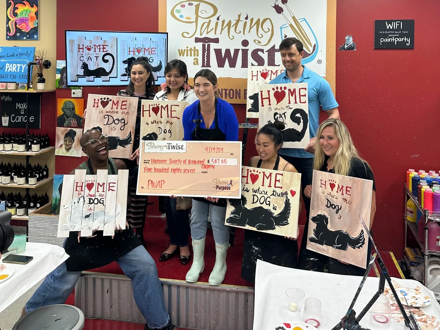 Community donation drive event